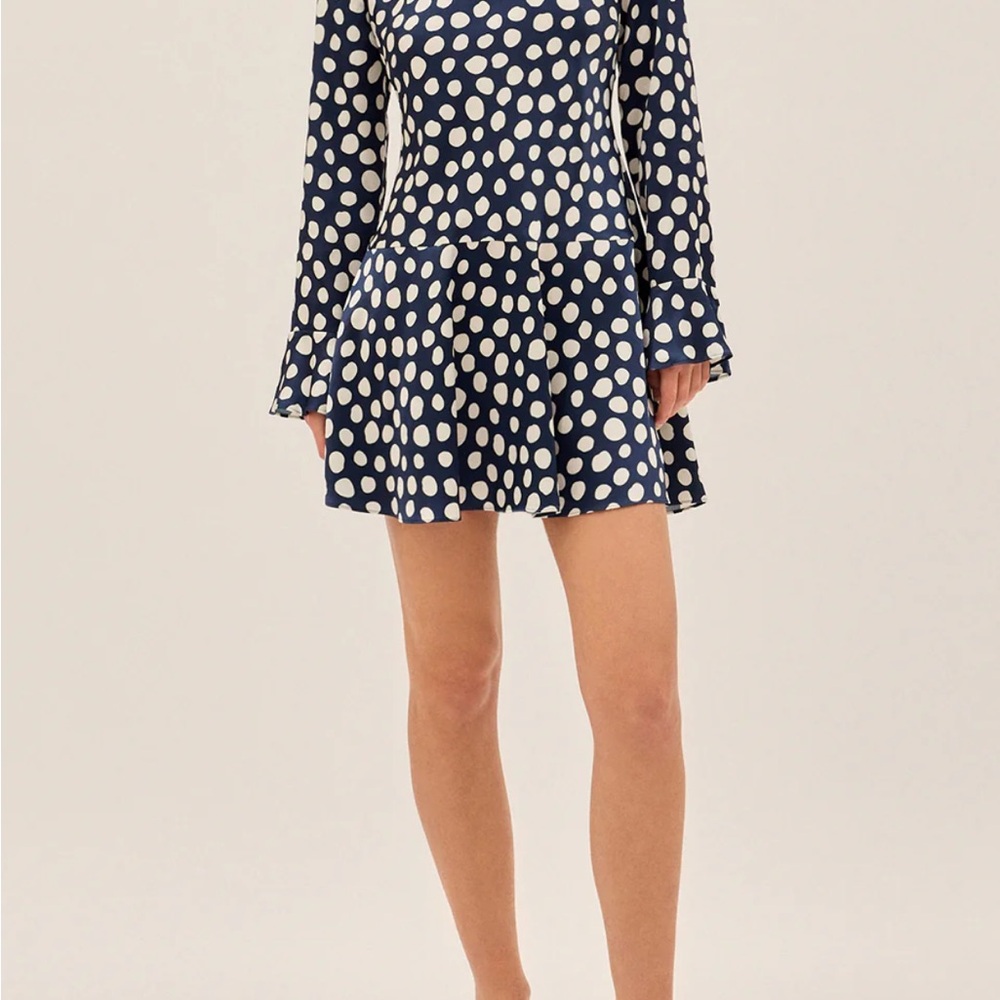 KITRI Blue Rose Maxi Dress